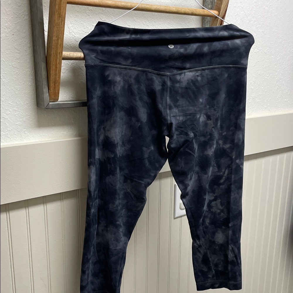 Lululemon Black Tie-Dye Leggings